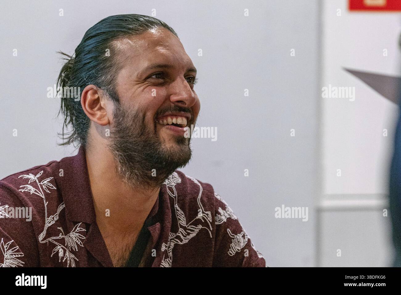 Bonn, Germania, 8 giugno 2019: Shazad Latif al FedCon 28 Foto Stock