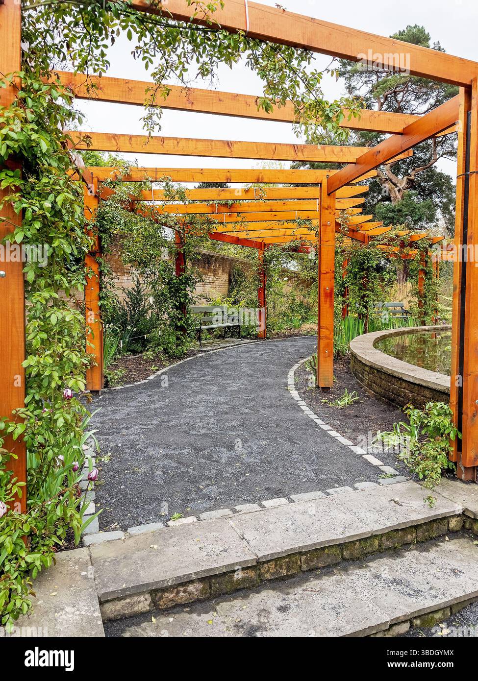 Piccolo giardino fisico a Dublino, Co Dublino, Irlanda, St. Anne's Park, Clontarf Foto Stock