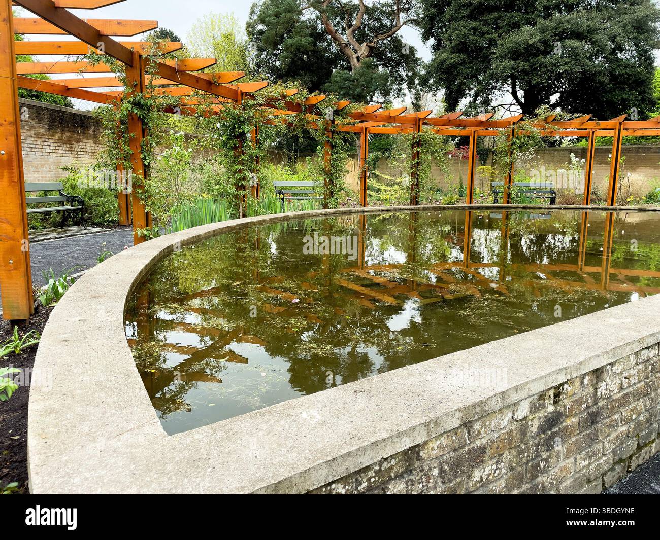 Piccolo giardino fisico a Dublino, Co Dublino, Irlanda, St. Anne's Park, Clontarf Foto Stock