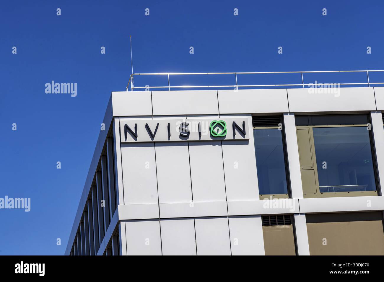NVision Imaging Technologies GmbH. NVision è una Start-up di tecnologia quantistica. Con l'aiuto della fisica quantistica e della risonanza magnetica convenzionale Foto Stock