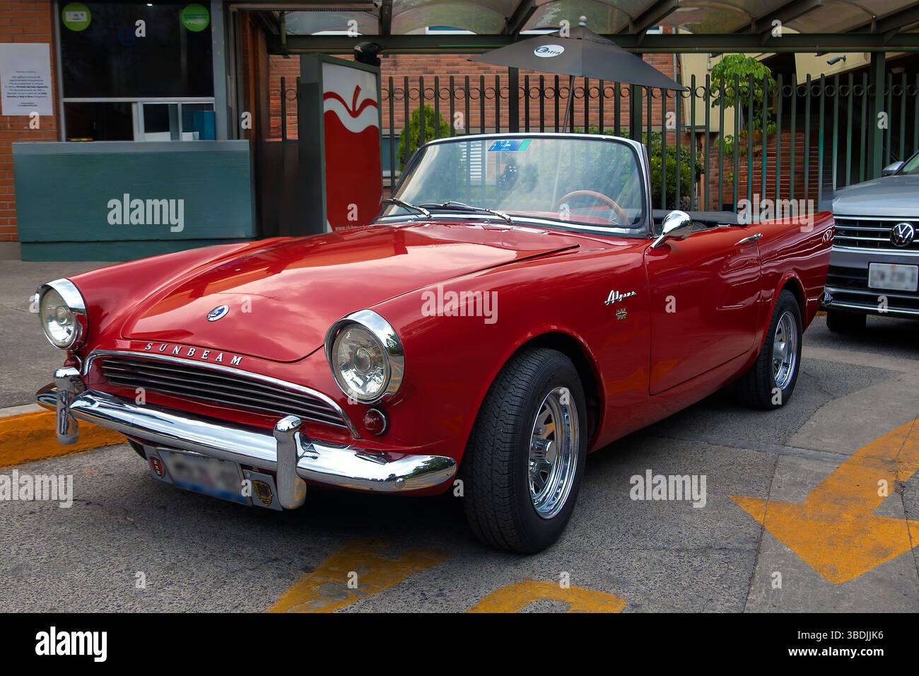 British Alpine Sunbeam coupé a due posti Foto Stock