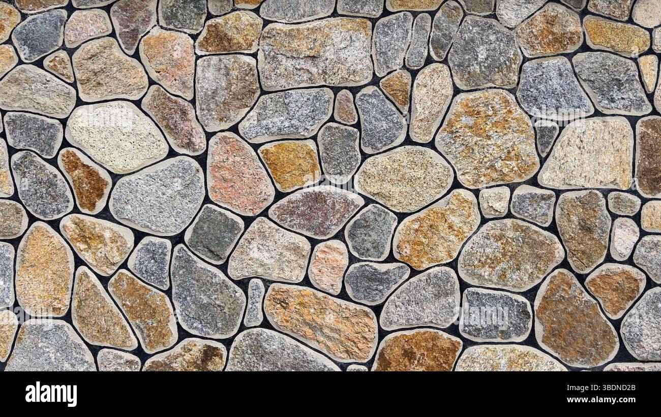 Sfondo astratto con un muro di pietra. - Immagine stock catturata con smartphone