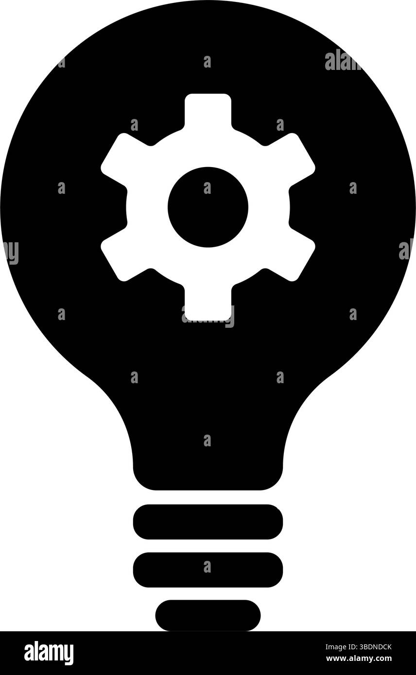 Icona di strategia aziendale minimalista Illustrazione Vettoriale