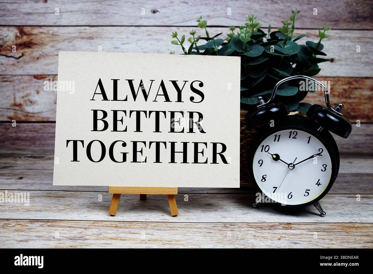 Sempre meglio insieme preventivi motivazionali e ispiratori Foto Stock