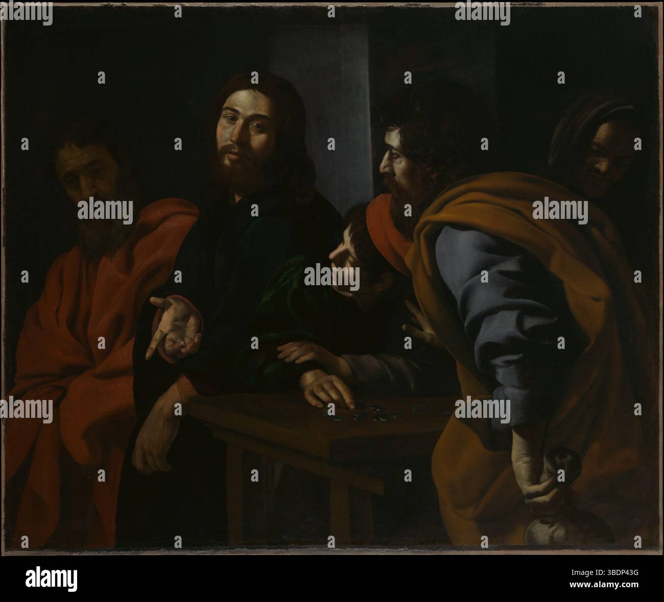 Chiamata di Matteo Battistello Caracciolo - artista: Giovanni Battista Caracciolo (italiano, Napoli 1578–1635 Napoli) Data: CA. 1625–30 Foto Stock