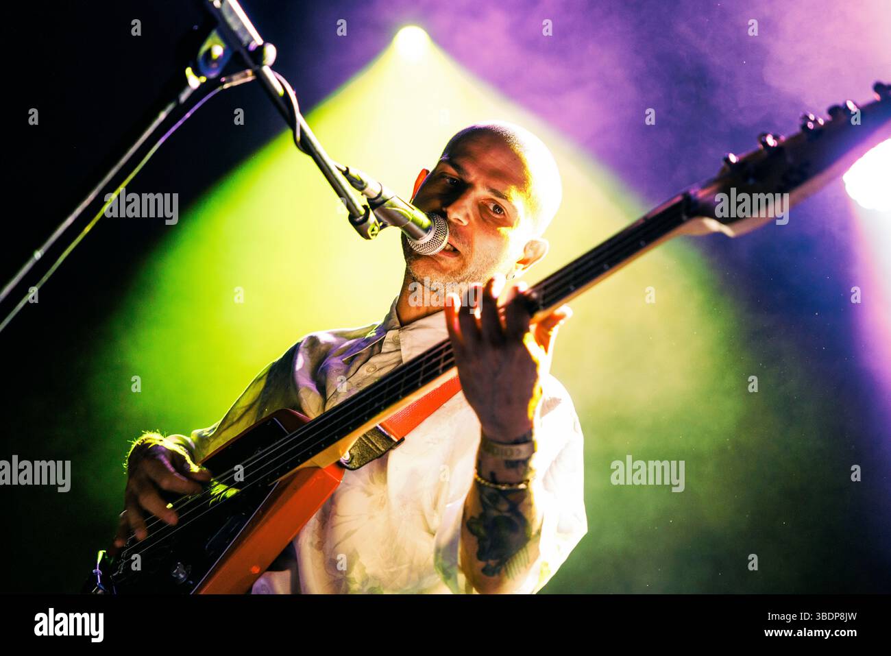 Milano, Italia. 7 maggio 2025. La band alternative rock sovietica si esibisce dal vivo ad Alcatraz a Milano il 7 maggio 2025 come atto di apertura per Ride. (Foto di Maria Laura Arturi)0 credito: NurPhoto SRL/Alamy Live News Foto Stock
