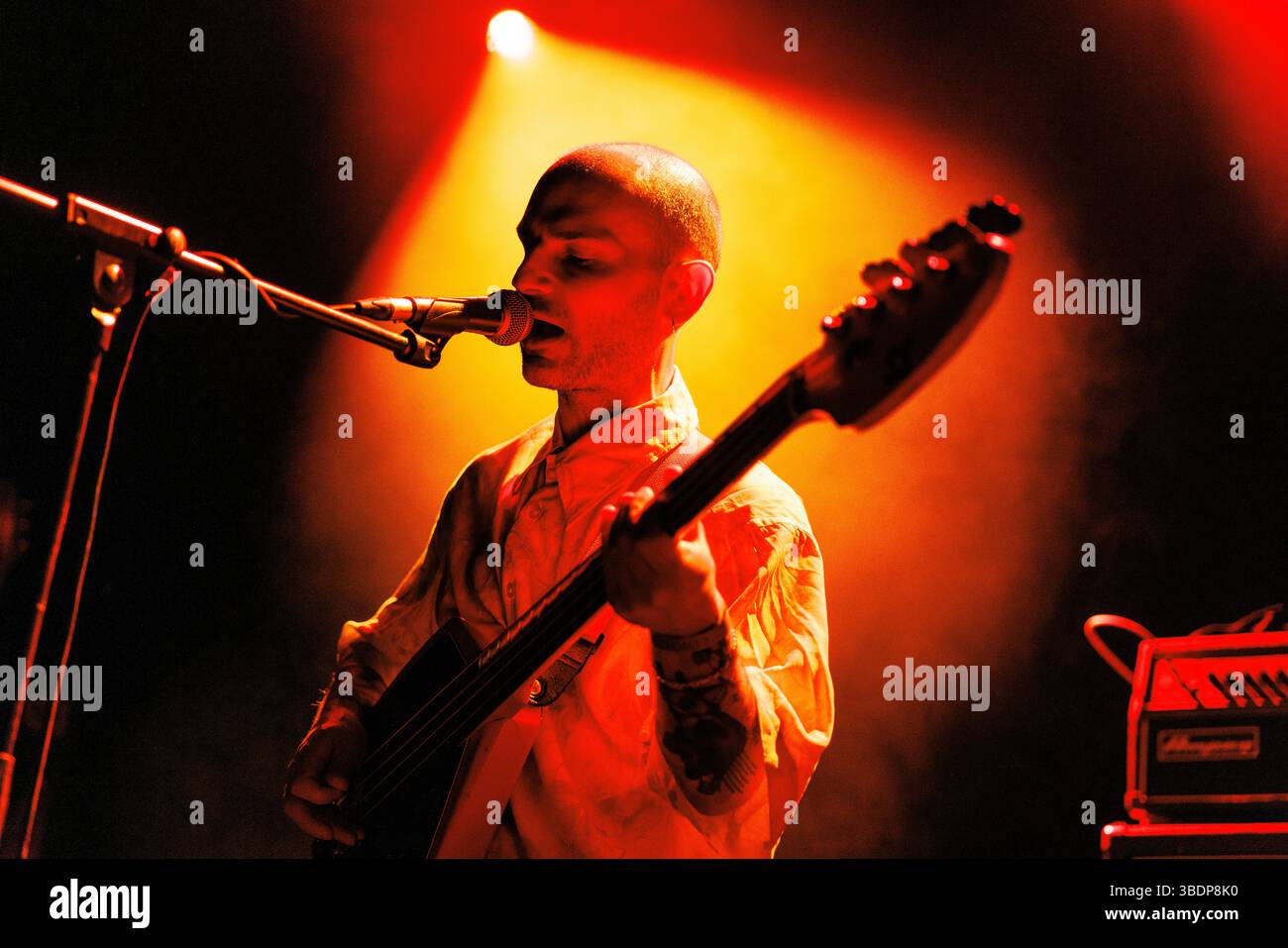 Milano, Italia. 7 maggio 2025. La band alternative rock sovietica si esibisce dal vivo ad Alcatraz a Milano il 7 maggio 2025 come atto di apertura per Ride. (Foto di Maria Laura Arturi)0 credito: NurPhoto SRL/Alamy Live News Foto Stock