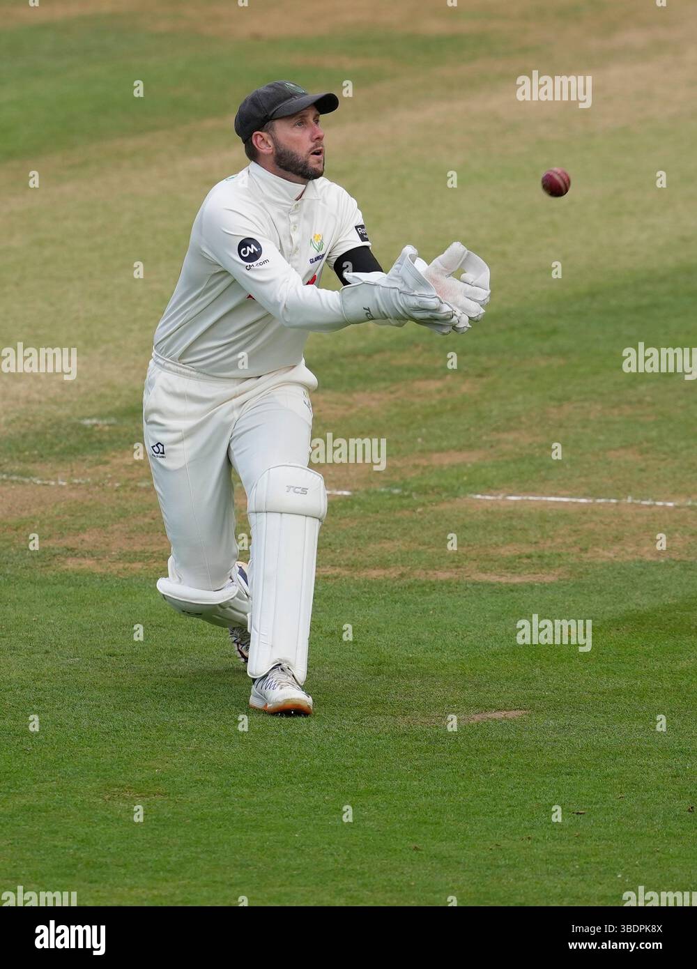 Cardiff, Regno Unito, 25 maggio 2025 Chris Cooke di Glamorgan durante il Rothesay County Championship 2025 a Sophia Gardens Cardiff Regno Unito il 25 2025 maggio Graham Glendinning / Alamy Live News Foto Stock