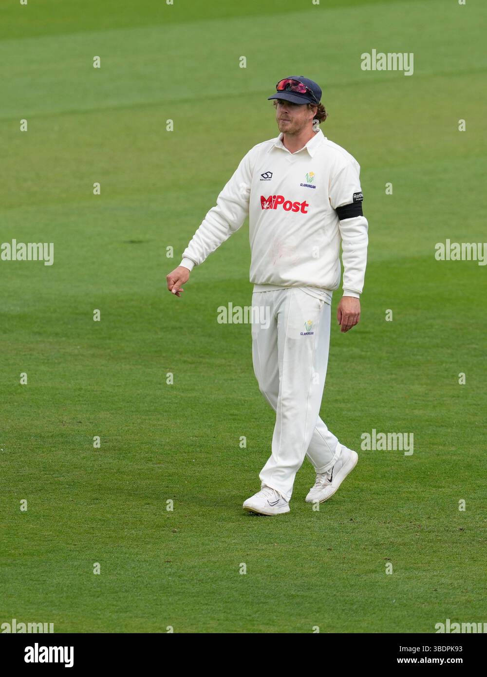 Cardiff, Regno Unito, 25 maggio 2025 Sam Northeast di Glamorgan durante il Rothesay County Championship 2025 a Sophia Gardens Cardiff Regno Unito il 25 2025 maggio Graham Glendinning / Alamy Live News Foto Stock