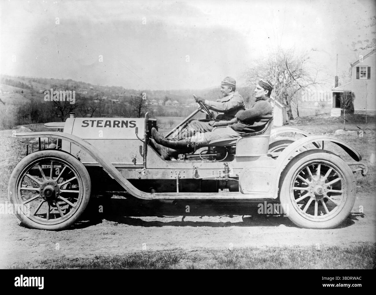 Briarcliff Auto Race, F.W. Leland a "Stearns" Foto Stock