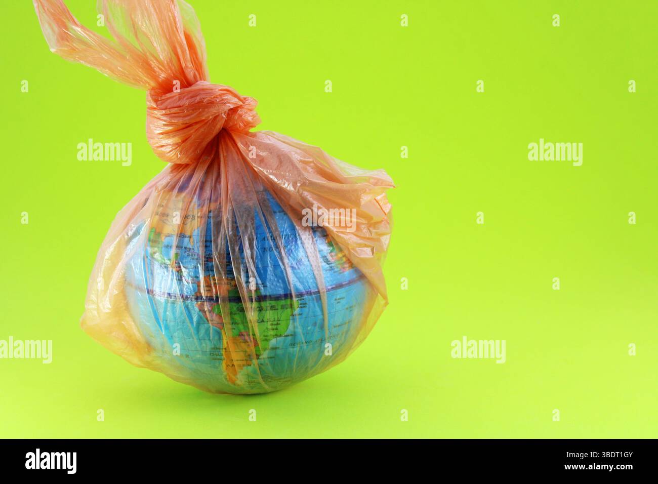 Salvare il pianeta, non è spazzatura Foto Stock