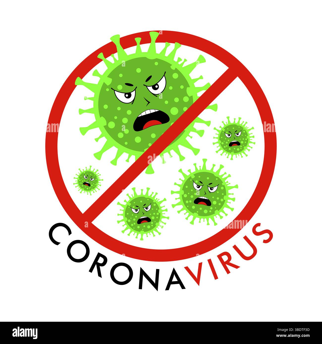 Vettore logo icona del virus Corona covid19 Illustrazione Vettoriale