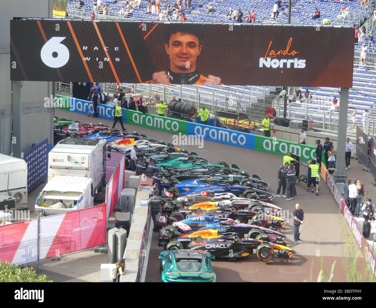 26 maggio 2025, Monaco, Francia, Stati Uniti: Monaco (fr), 05/25/2025- gp/forma1/ sport- il gran premio di monaco è la gara più tradizionale e più importante del calendario di formula 1. Tradizionalmente si svolge nell'ultimo fine settimana di maggio, su un circuito stradale di monte carlo, monaco, ed è lungo 3.337 metri (il più piccolo di tutti i gps presenti sul calendario), che richiede molta precisione da parte dei piloti, a causa di un gran numero di curve e della stretta larghezza delle strade che formano il percorso, questa domenica 25 maggio 2025. (Credit Image: © Julia Mineeva/TheNEWS2 via ZUMA Press Wire) SOLO PER USO EDITORIALE! Non per Foto Stock