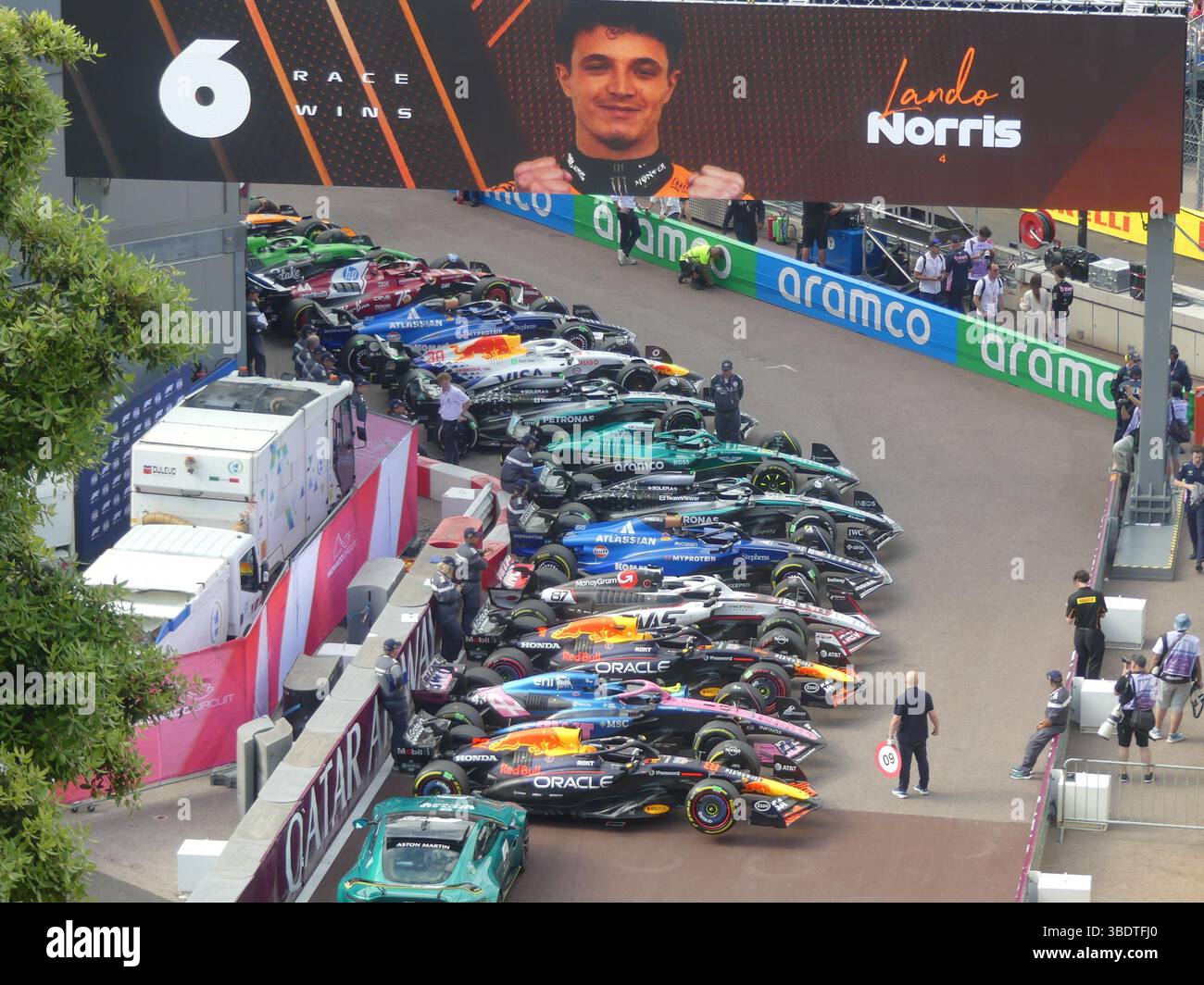 26 maggio 2025, Monaco, Francia, Stati Uniti: Monaco (fr), 05/25/2025- gp/forma1/ sport- il gran premio di monaco è la gara più tradizionale e più importante del calendario di formula 1. Tradizionalmente si svolge nell'ultimo fine settimana di maggio, su un circuito stradale di monte carlo, monaco, ed è lungo 3.337 metri (il più piccolo di tutti i gps presenti sul calendario), che richiede molta precisione da parte dei piloti, a causa di un gran numero di curve e della stretta larghezza delle strade che formano il percorso, questa domenica 25 maggio 2025. (Credit Image: © Julia Mineeva/TheNEWS2 via ZUMA Press Wire) SOLO PER USO EDITORIALE! Non per Foto Stock