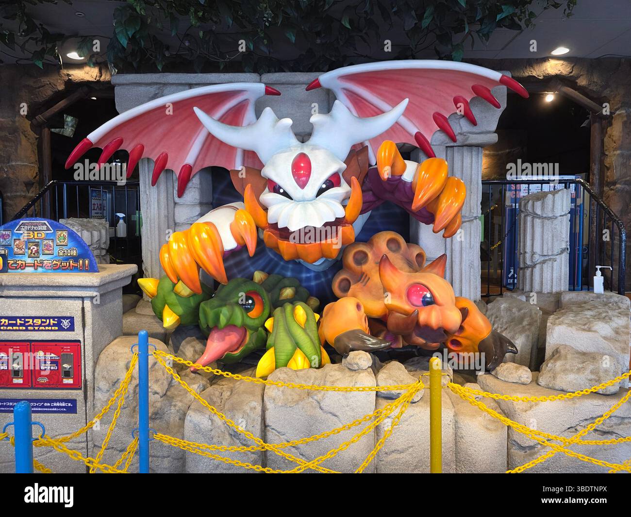 Mostro della statua del drago Foto Stock