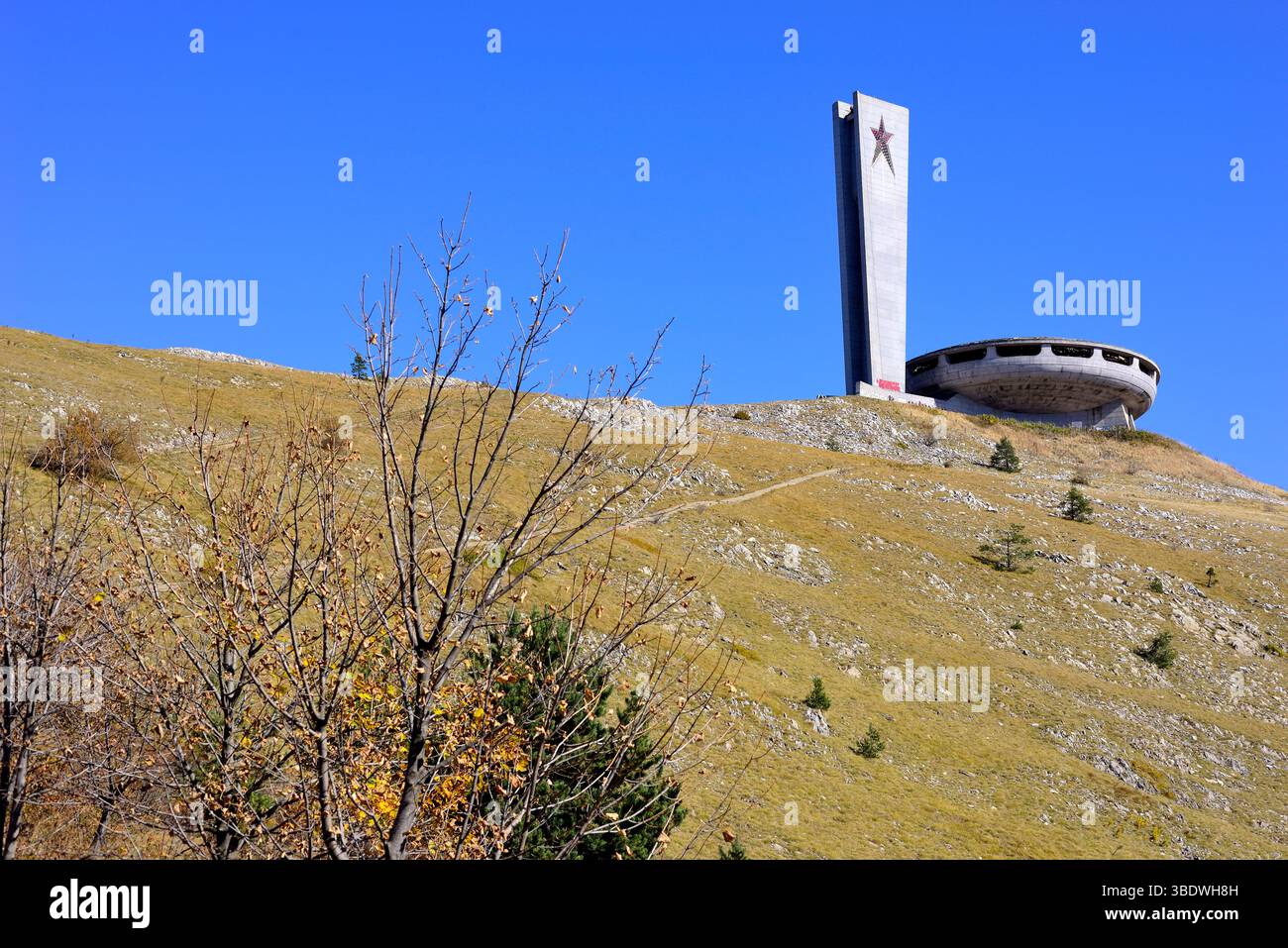 Buzludza, passo di Shipka, Bulgaria Foto Stock