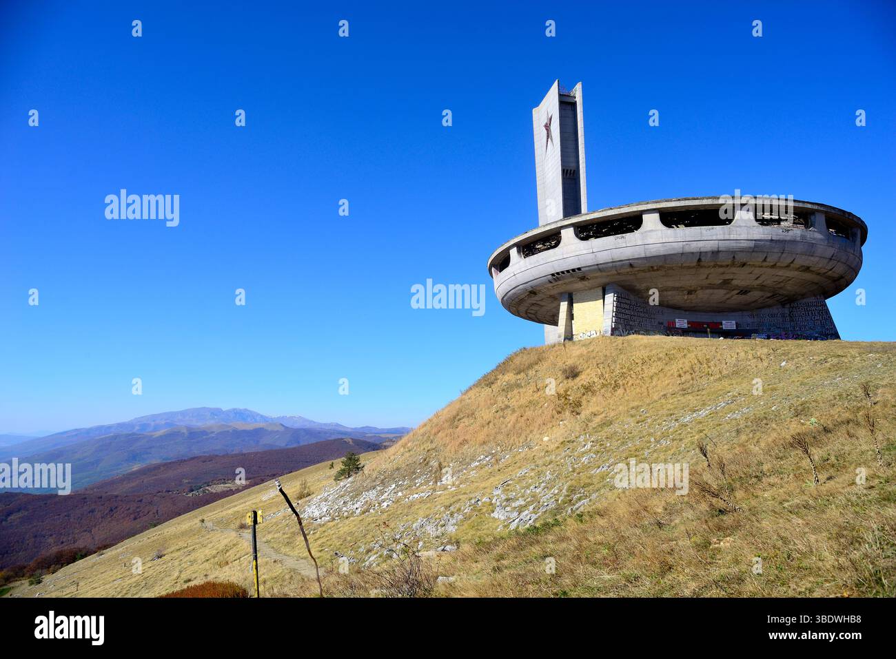 Buzludza, passo di Shipka, Bulgaria Foto Stock
