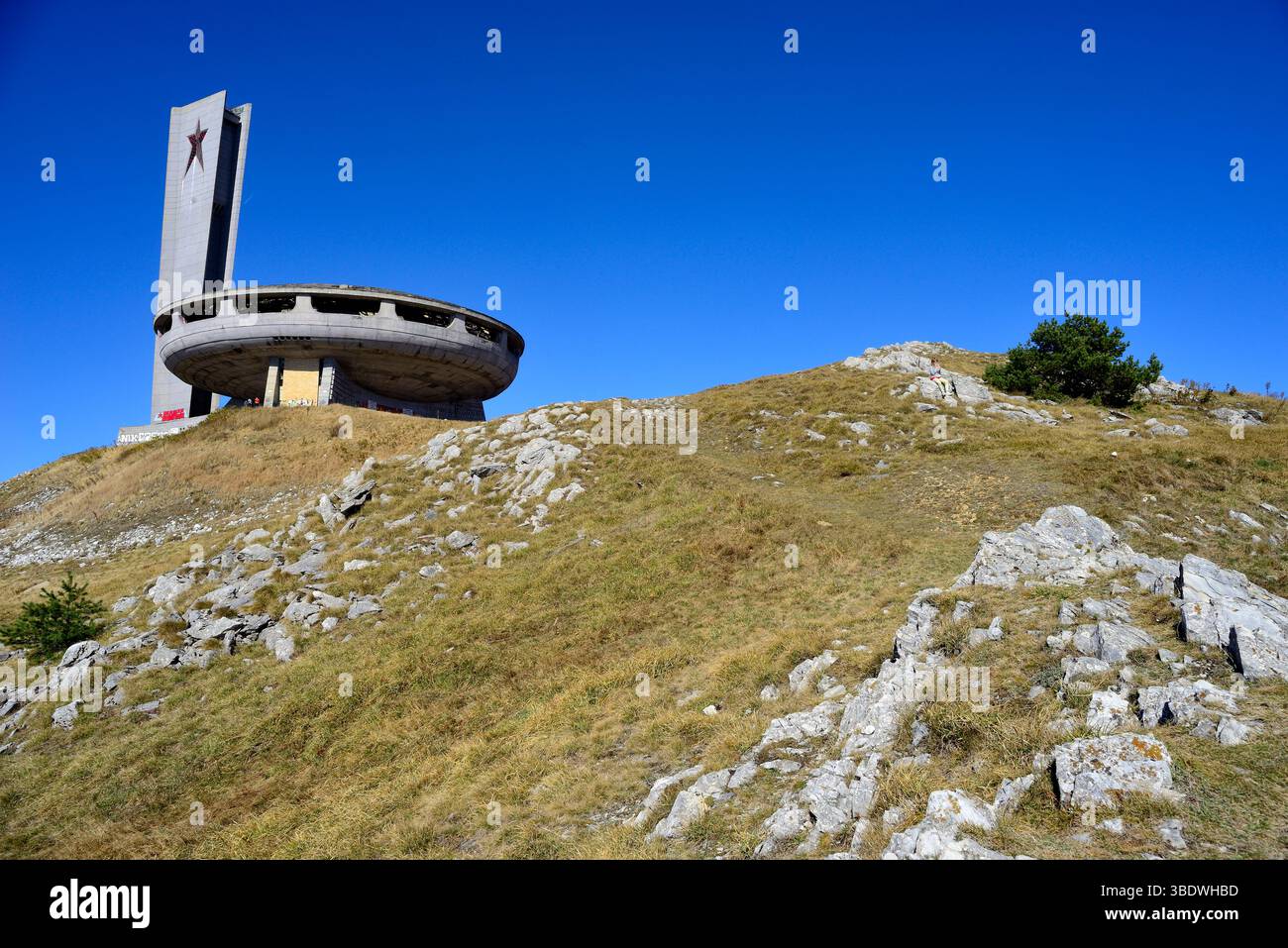 Buzludza, passo di Shipka, Bulgaria Foto Stock
