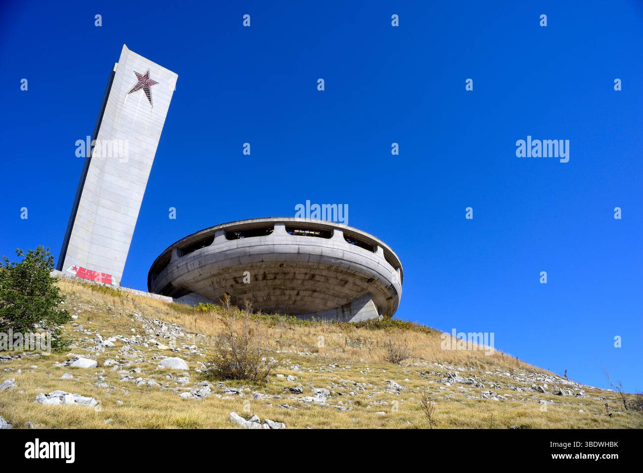 Buzludza, passo di Shipka, Bulgaria Foto Stock
