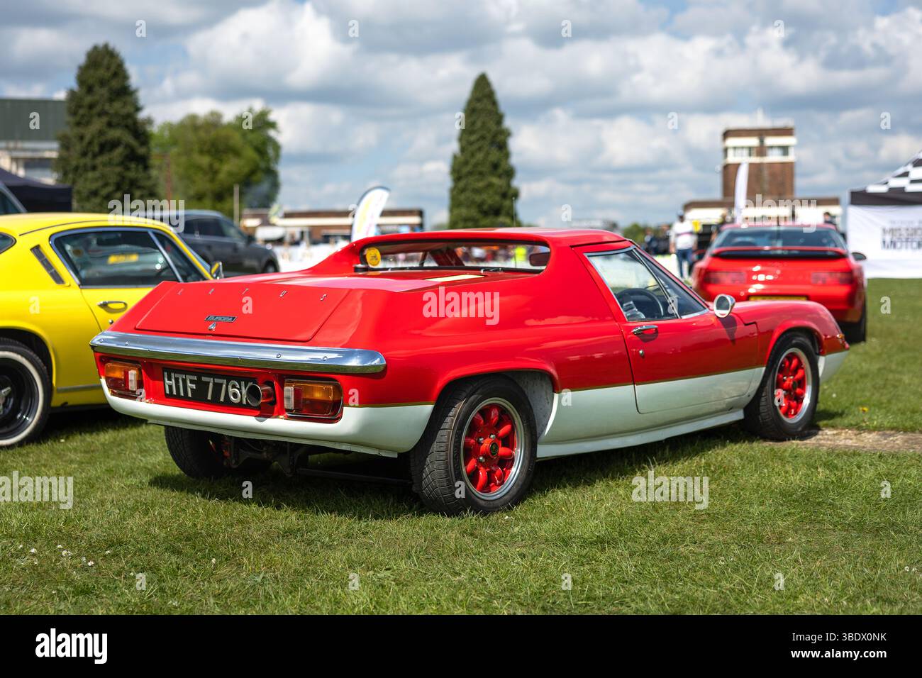 1971 Lotus Europa, in mostra al Bicester Scramble tenutosi il 27 aprile 2025. Foto Stock