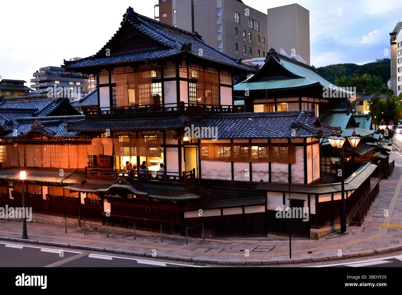 Dogo onsen a Matsuyama, Giappone, Asia. Foto Stock