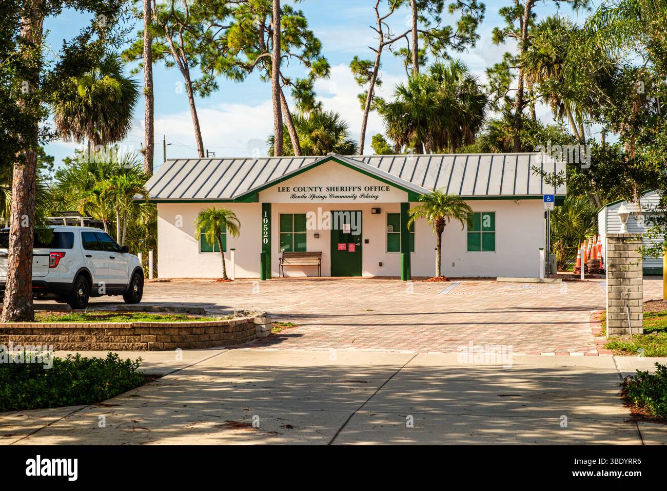 Lee County Sheriffs Office, Reynolds Street, Bonita Springs, Florida Foto Stock