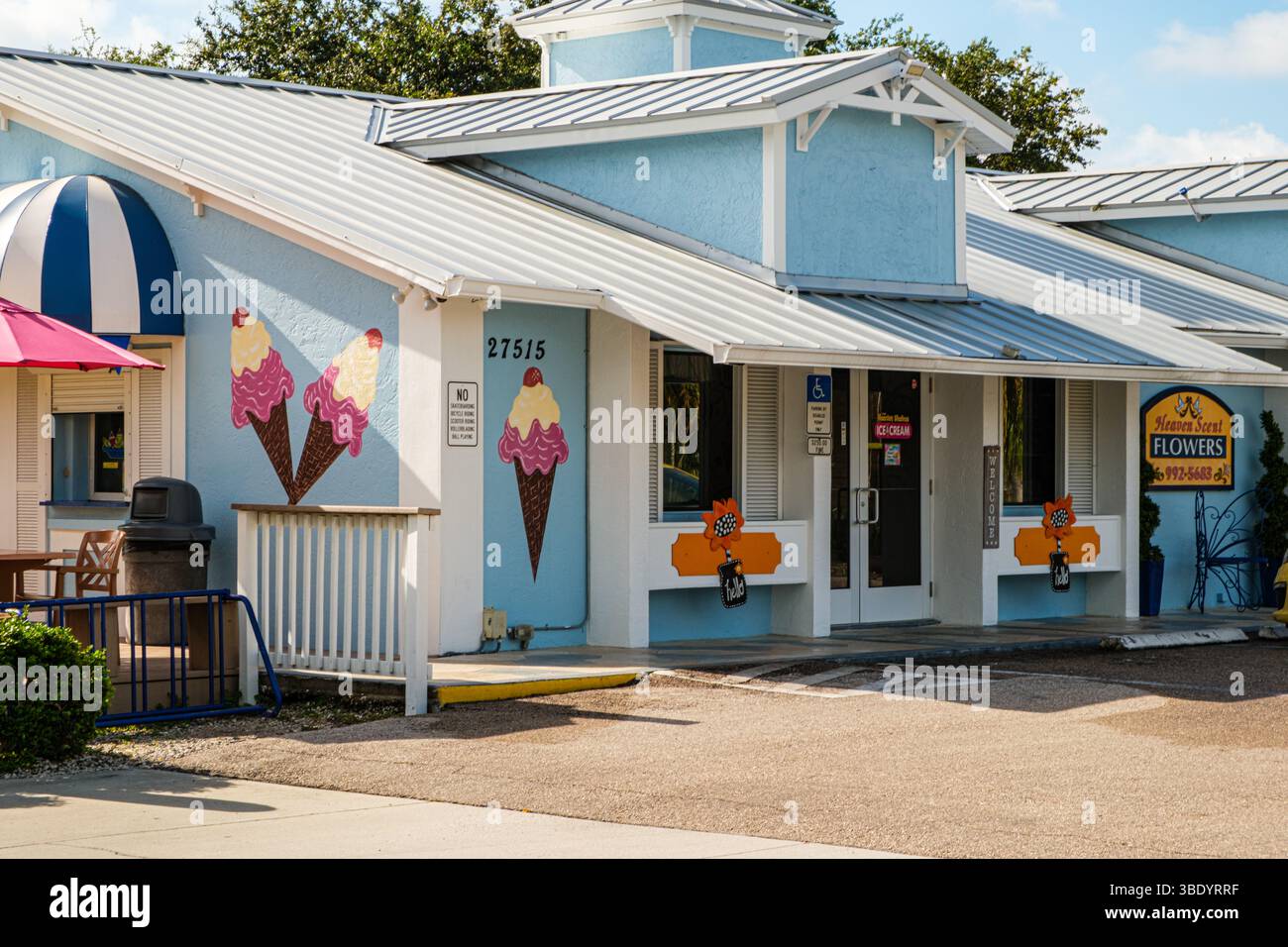 Per Heaven Shakes Ice Cream Parlor, Old 41 Road, Bonita Springs, Florida Foto Stock