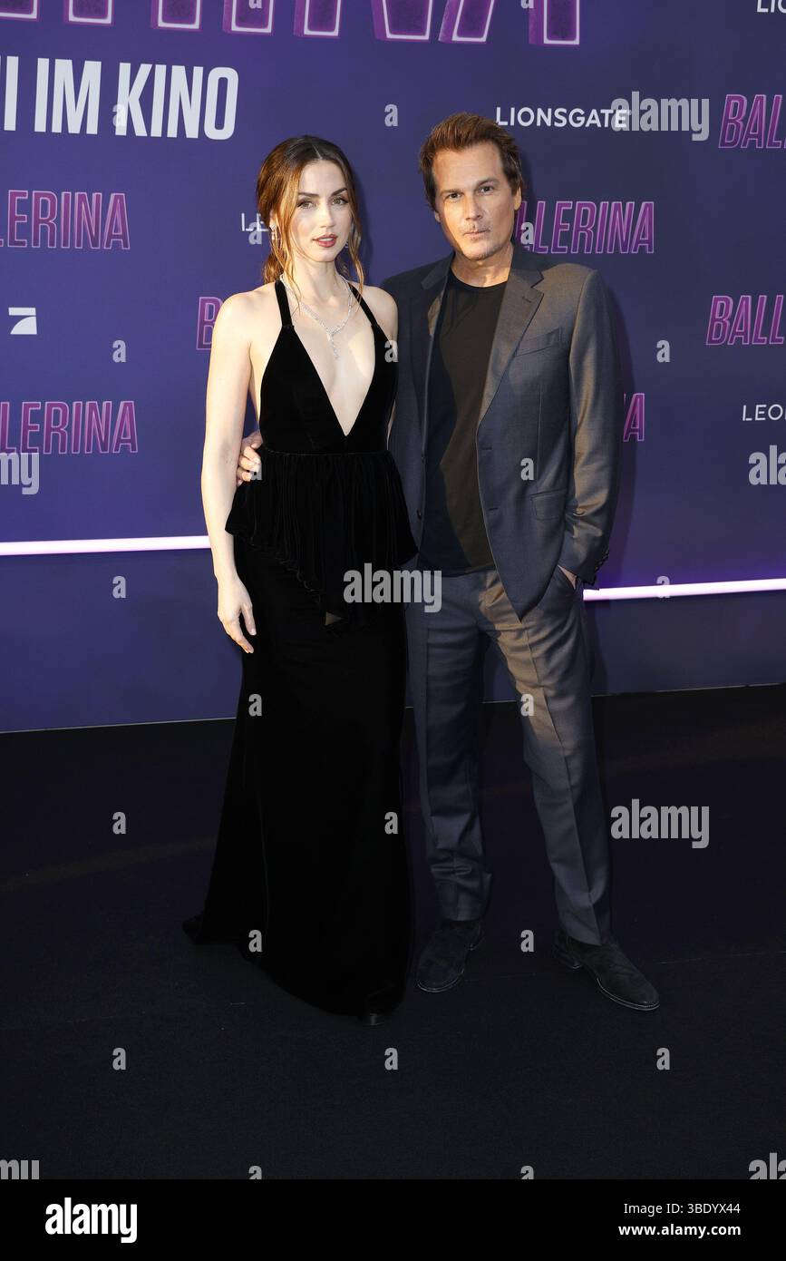 Ana de Armas und Len Wiseman bei der „da The Word of John Wick: Ballerina“ Film Premiere AM 26.05.2025 a Berlino Foto Stock