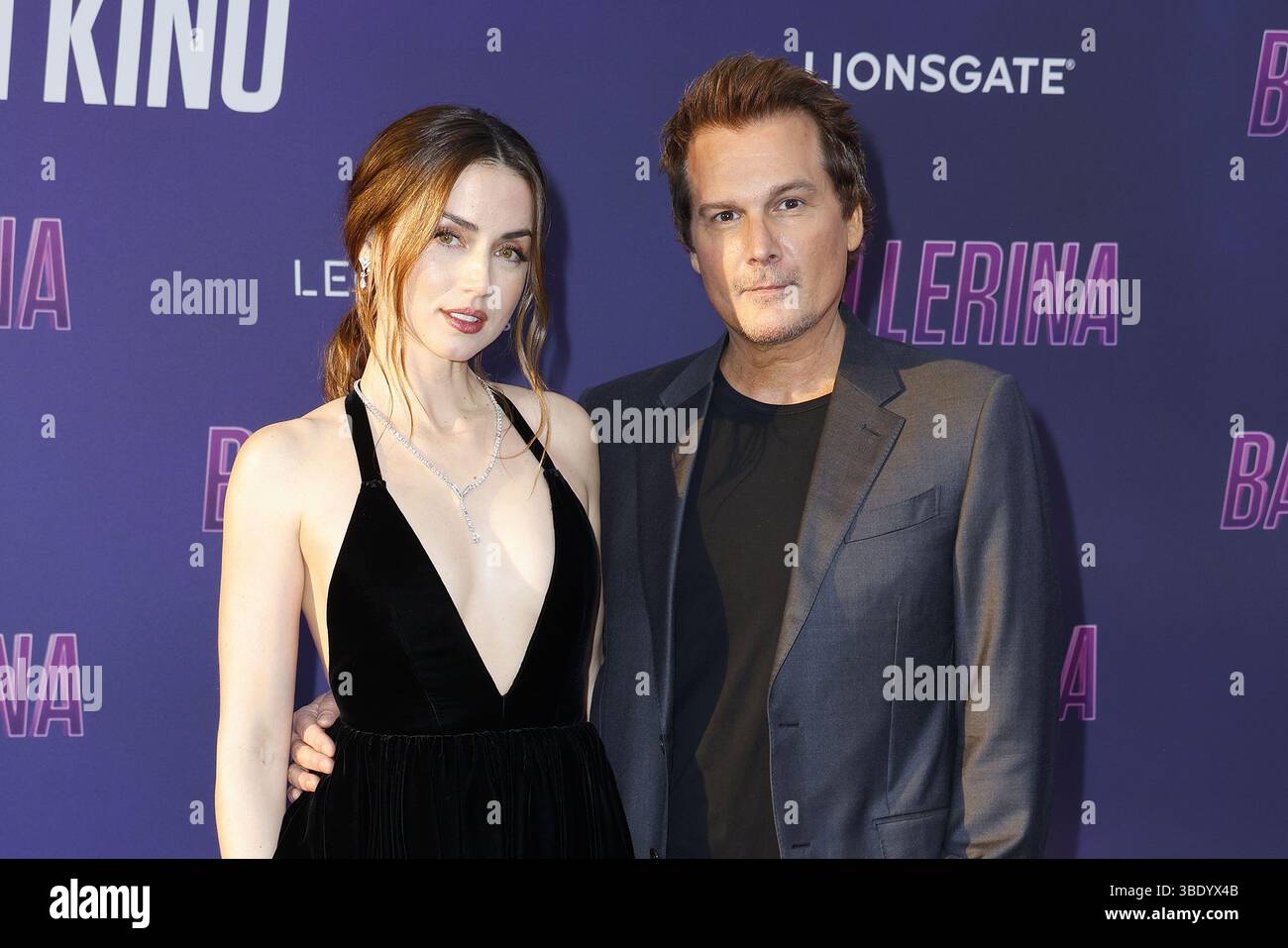 Ana de Armas und Len Wiseman bei der „da The Word of John Wick: Ballerina“ Film Premiere AM 26.05.2025 a Berlino Foto Stock