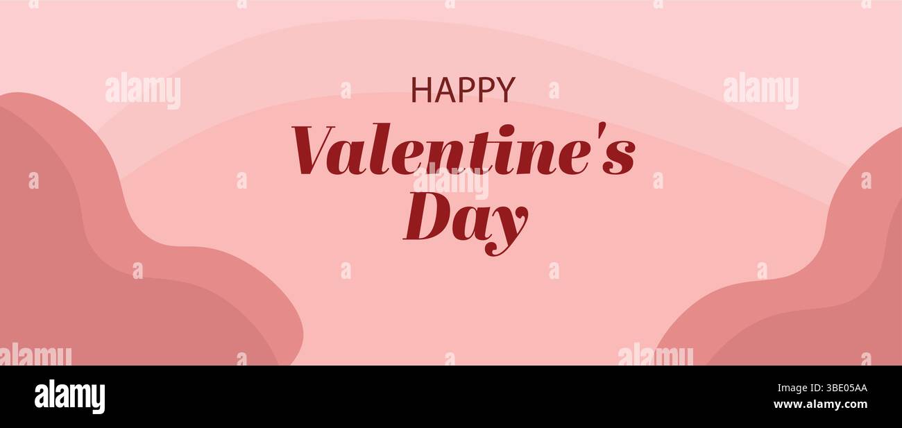 Il design del biglietto d'auguri per San Valentino cattura l'amore e l'affetto in questo giorno speciale Illustrazione Vettoriale