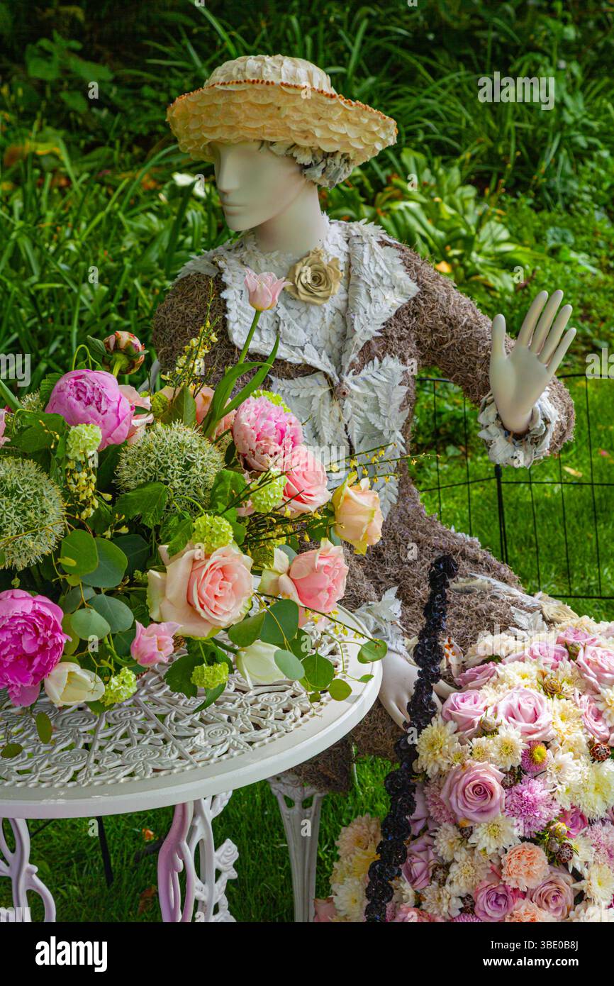 Contessa vedova di Grantham all'evento VanDusen Gardens Fleurs de Villes a Vancouver Canada Foto Stock