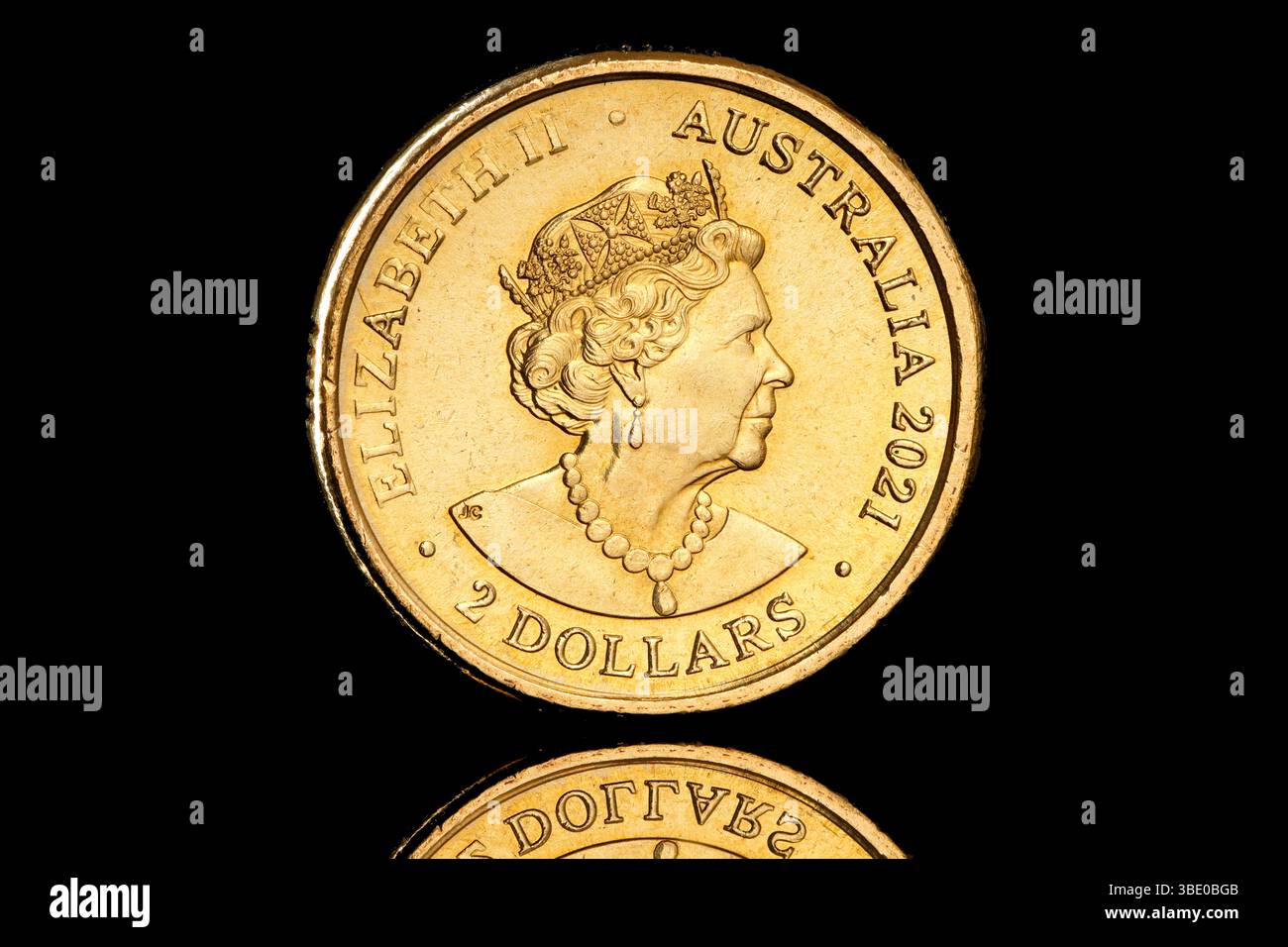2019 moneta australiana da $2 per commemorare l'Australian Ambulance Service Foto Stock
