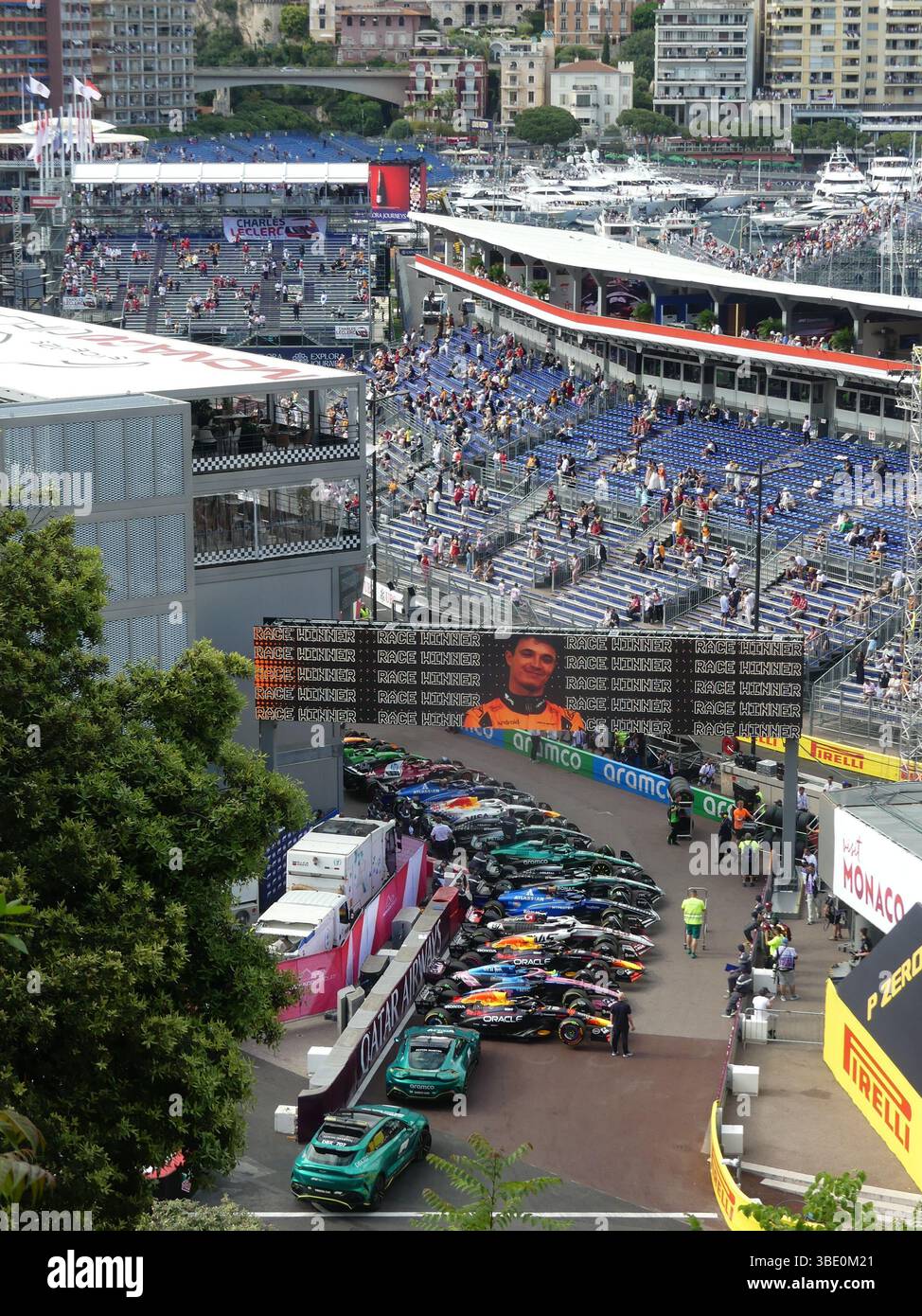 26 maggio 2025, Monaco, Francia, Stati Uniti: Monaco (fr), 05/25/2025- gp/forma1/ sport- il gran premio di monaco è la gara più tradizionale e più importante del calendario di formula 1. Tradizionalmente si svolge nell'ultimo fine settimana di maggio, su un circuito stradale di monte carlo, monaco, ed è lungo 3.337 metri (il più piccolo di tutti i gps presenti sul calendario), che richiede molta precisione da parte dei piloti, a causa di un gran numero di curve e della stretta larghezza delle strade che formano il percorso, questa domenica 25 maggio 2025. (Credit Image: © Julia Mineeva/TheNEWS2 via ZUMA Press Wire) SOLO PER USO EDITORIALE! Non per Foto Stock