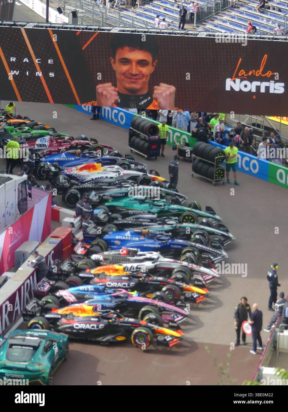 26 maggio 2025, Monaco, Francia, Stati Uniti: Monaco (fr), 05/25/2025- gp/forma1/ sport- il gran premio di monaco è la gara più tradizionale e più importante del calendario di formula 1. Tradizionalmente si svolge nell'ultimo fine settimana di maggio, su un circuito stradale di monte carlo, monaco, ed è lungo 3.337 metri (il più piccolo di tutti i gps presenti sul calendario), che richiede molta precisione da parte dei piloti, a causa di un gran numero di curve e della stretta larghezza delle strade che formano il percorso, questa domenica 25 maggio 2025. (Credit Image: © Julia Mineeva/TheNEWS2 via ZUMA Press Wire) SOLO PER USO EDITORIALE! Non per Foto Stock