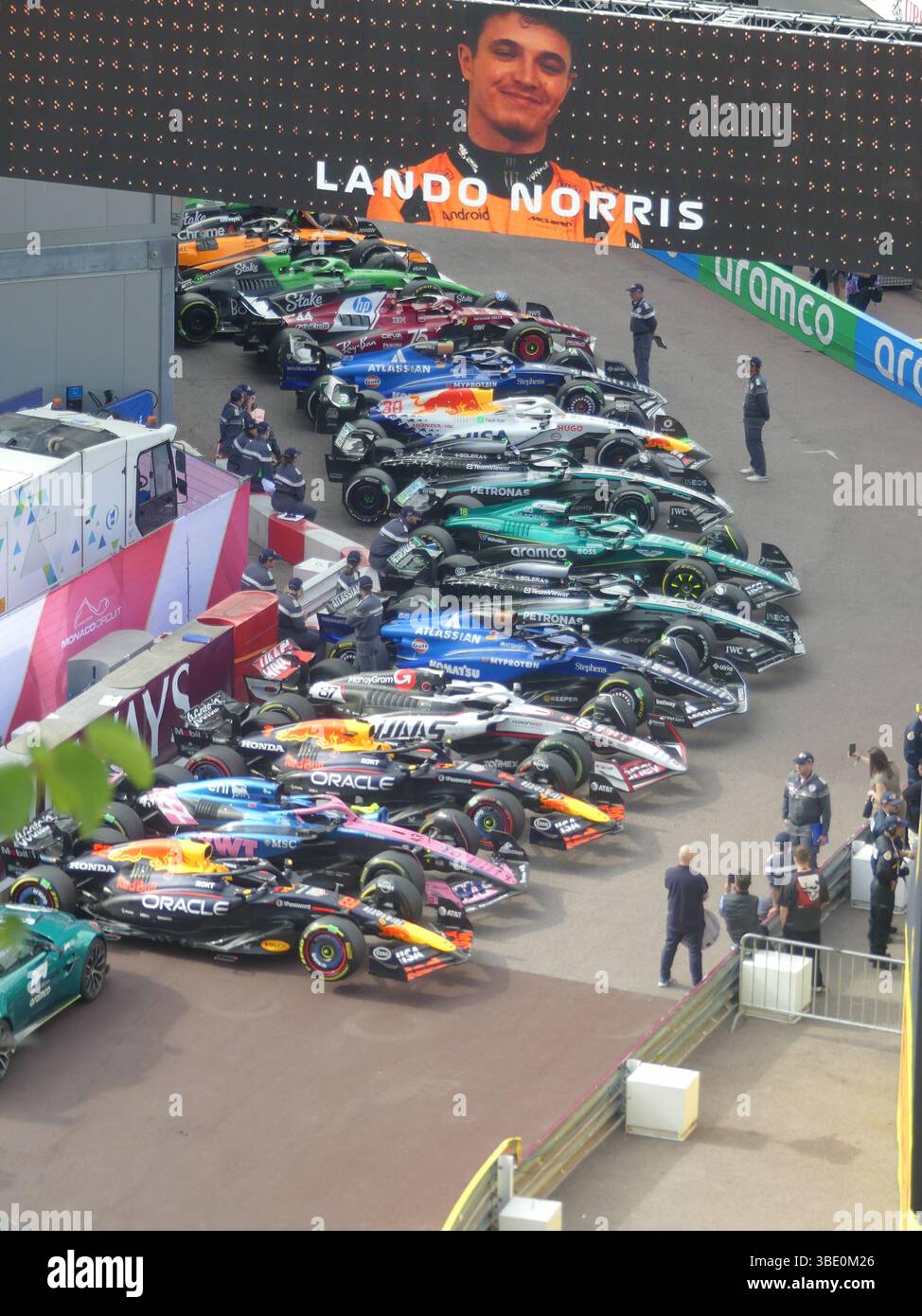 26 maggio 2025, Monaco, Francia, Stati Uniti: Monaco (fr), 05/25/2025- gp/forma1/ sport- il gran premio di monaco è la gara più tradizionale e più importante del calendario di formula 1. Tradizionalmente si svolge nell'ultimo fine settimana di maggio, su un circuito stradale di monte carlo, monaco, ed è lungo 3.337 metri (il più piccolo di tutti i gps presenti sul calendario), che richiede molta precisione da parte dei piloti, a causa di un gran numero di curve e della stretta larghezza delle strade che formano il percorso, questa domenica 25 maggio 2025. (Credit Image: © Julia Mineeva/TheNEWS2 via ZUMA Press Wire) SOLO PER USO EDITORIALE! Non per Foto Stock