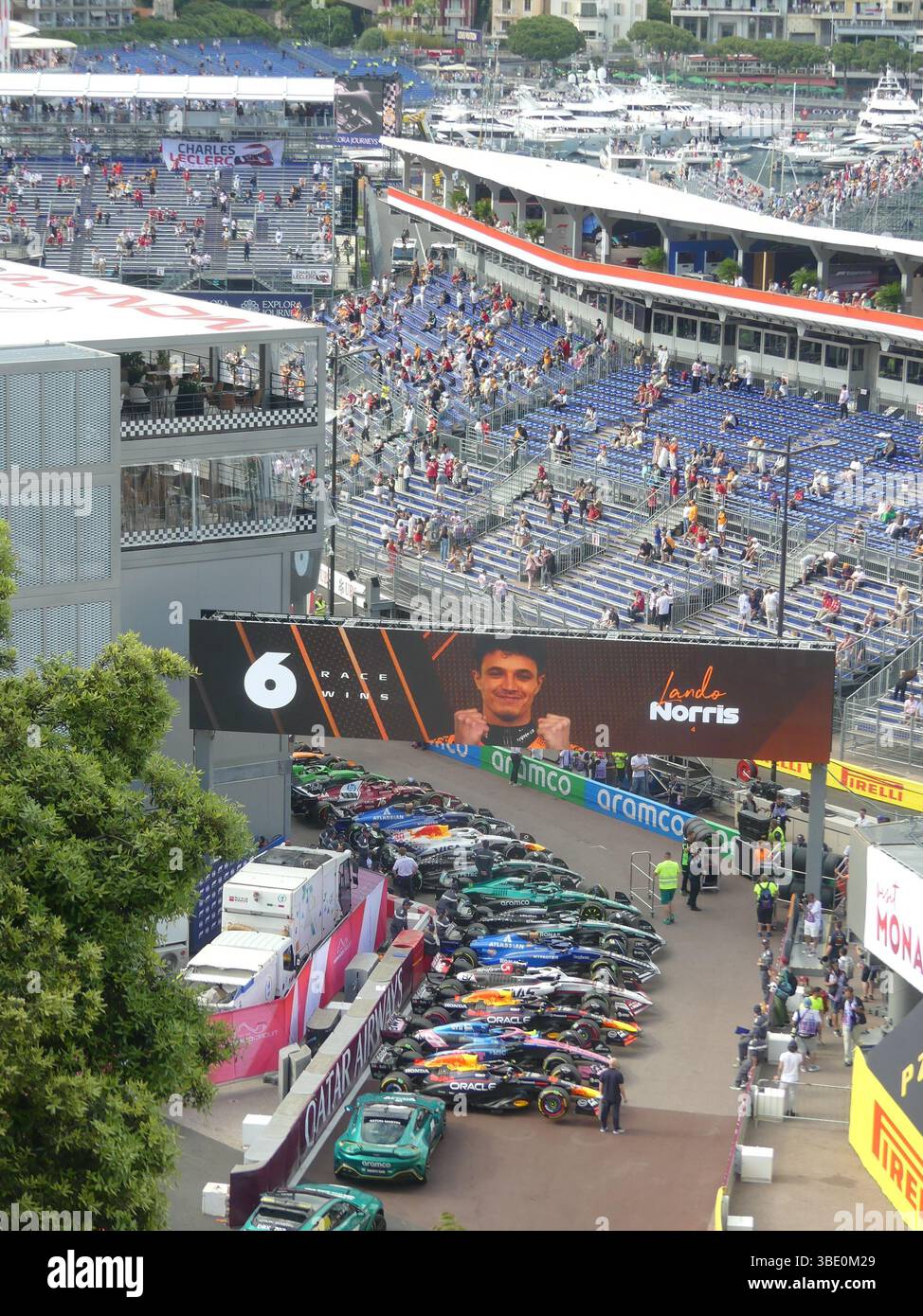 26 maggio 2025, Monaco, Francia, Stati Uniti: Monaco (fr), 05/25/2025- gp/forma1/ sport- il gran premio di monaco è la gara più tradizionale e più importante del calendario di formula 1. Tradizionalmente si svolge nell'ultimo fine settimana di maggio, su un circuito stradale di monte carlo, monaco, ed è lungo 3.337 metri (il più piccolo di tutti i gps presenti sul calendario), che richiede molta precisione da parte dei piloti, a causa di un gran numero di curve e della stretta larghezza delle strade che formano il percorso, questa domenica 25 maggio 2025. (Credit Image: © Julia Mineeva/TheNEWS2 via ZUMA Press Wire) SOLO PER USO EDITORIALE! Non per Foto Stock