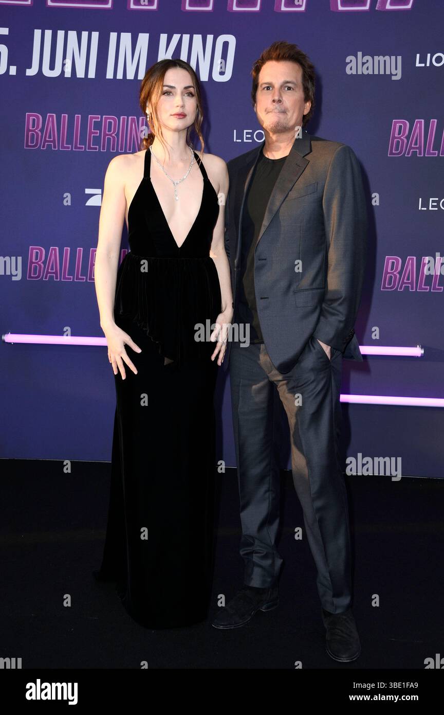 Ana de Armas und Len Wiseman bei der Premiere des Kinoflims 'from the World of John Wick: Ballerina' im Zoo Palast. Berlino, 26.05.2025 Foto Stock