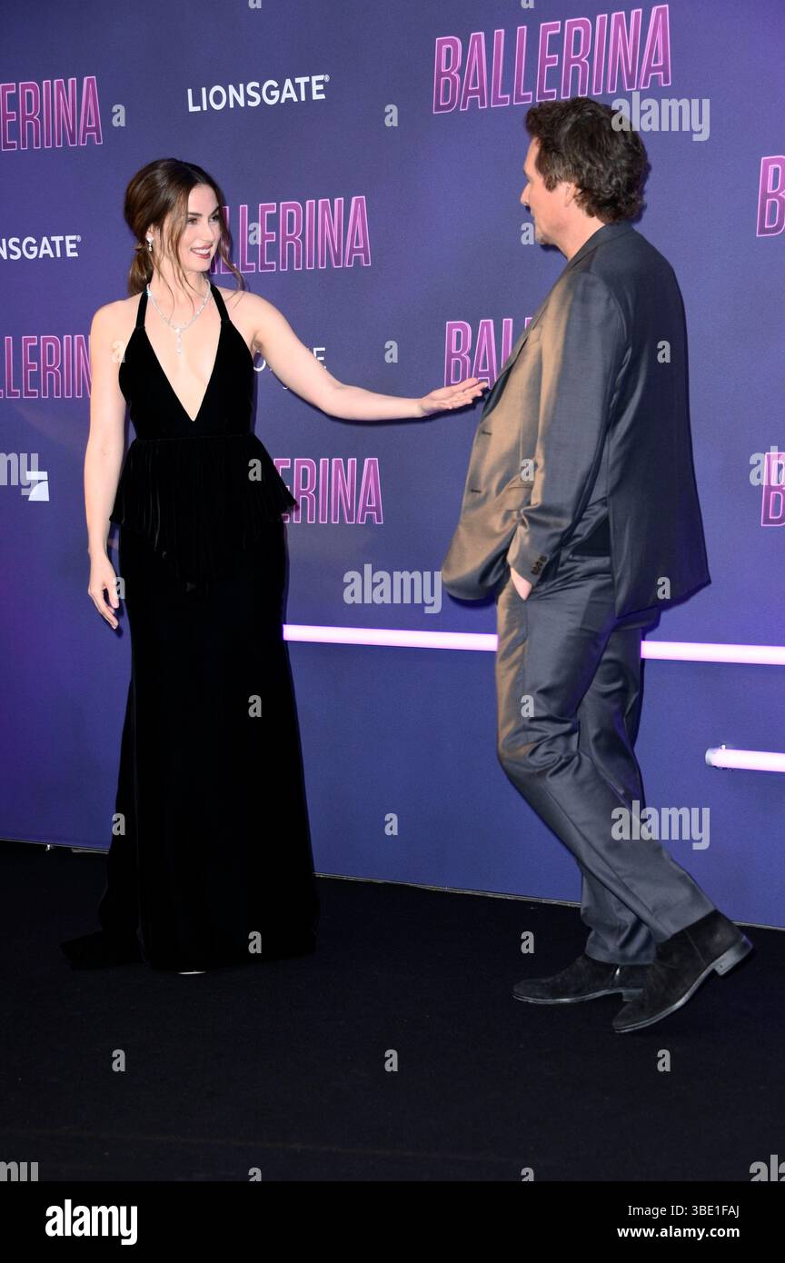 Ana de Armas und Len Wiseman bei der Premiere des Kinoflims 'from the World of John Wick: Ballerina' im Zoo Palast. Berlino, 26.05.2025 Foto Stock