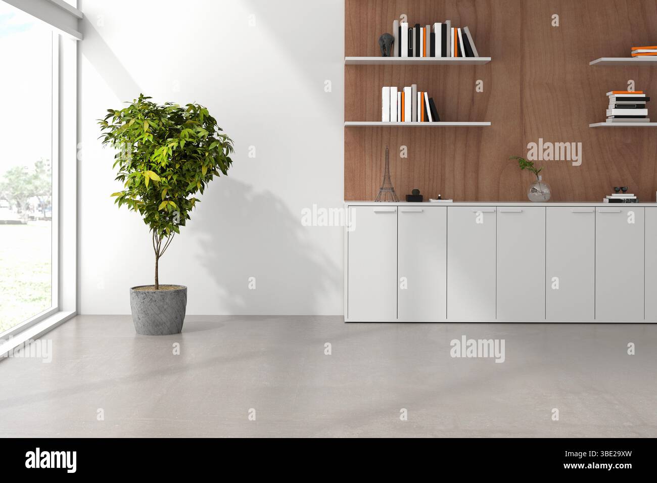 rendering 3d di design degli interni in spazi liberi . interni dell'ufficio Foto Stock rendering 3d di design degli interni in spazi liberi . interni dell'ufficio Foto Stock