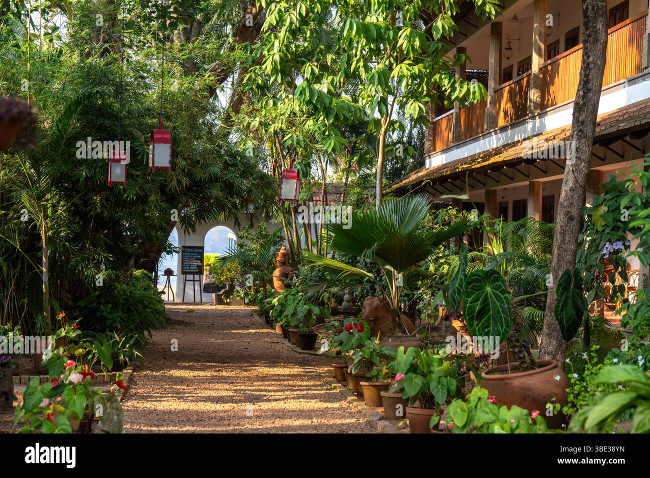 India, Kerala, Kochi, Fort House Hotel Foto Stock