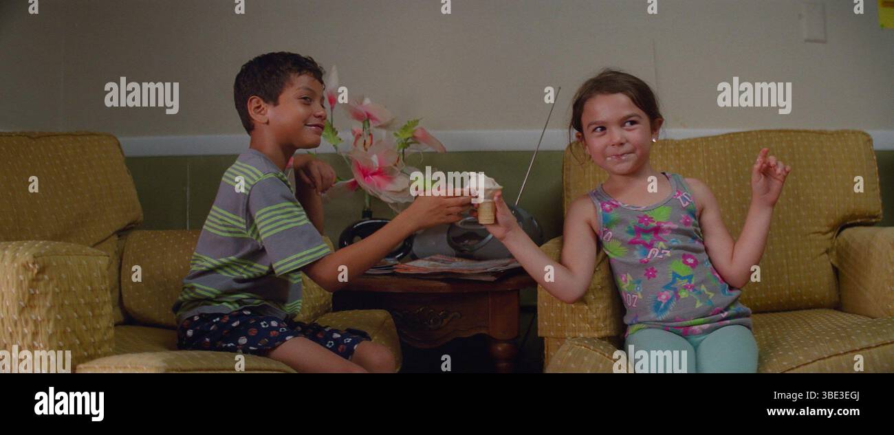 The Florida Project anno : 2017 USA diretto da Sean Baker Christopher Rivera, Brooklynn Prince Foto Stock
