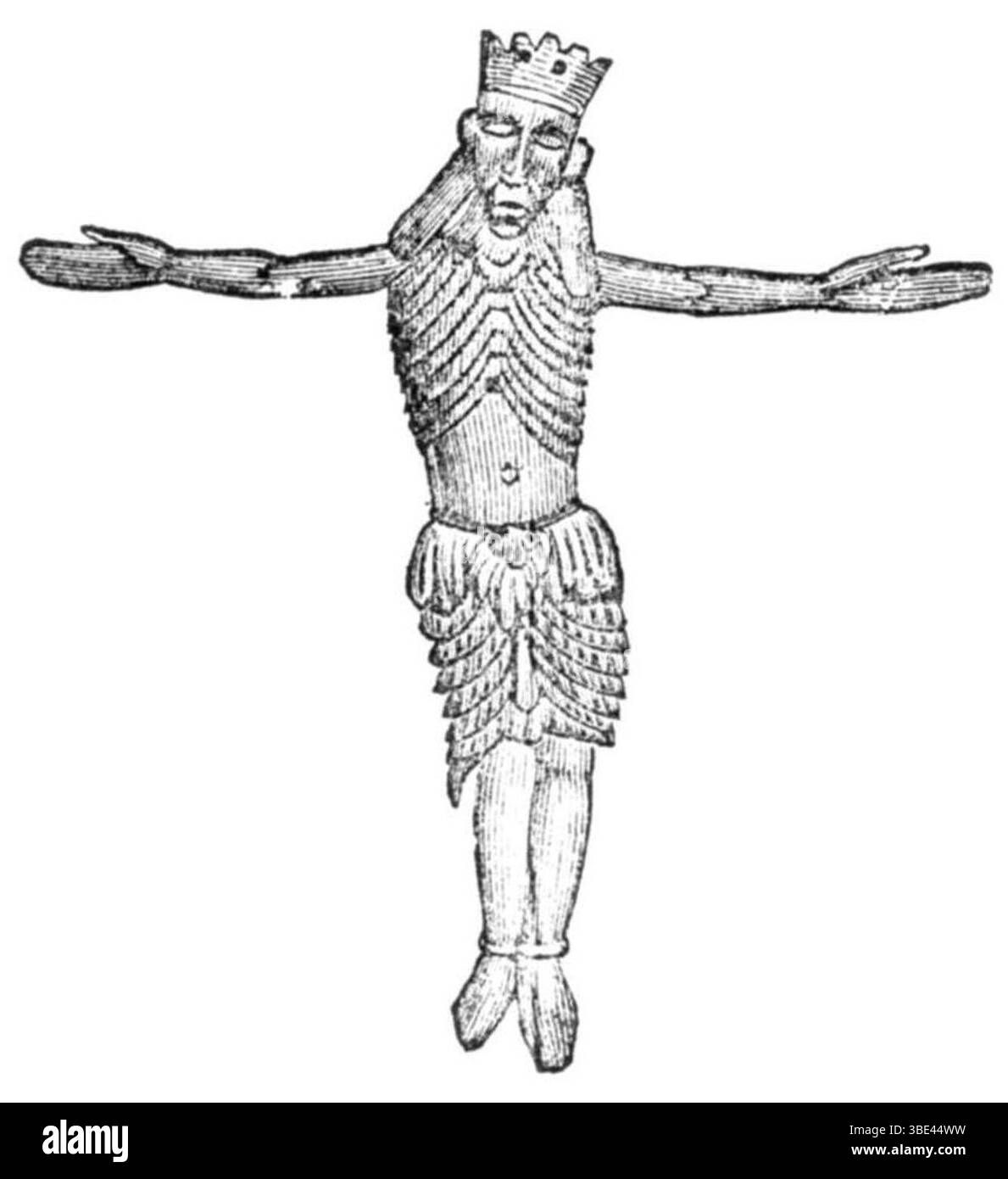 Fine Arts No. 5- Historical Sketch of the Past and Present State of the fine Arts Ireland, Bronze statuine, 1833 (continua) Foto Stock