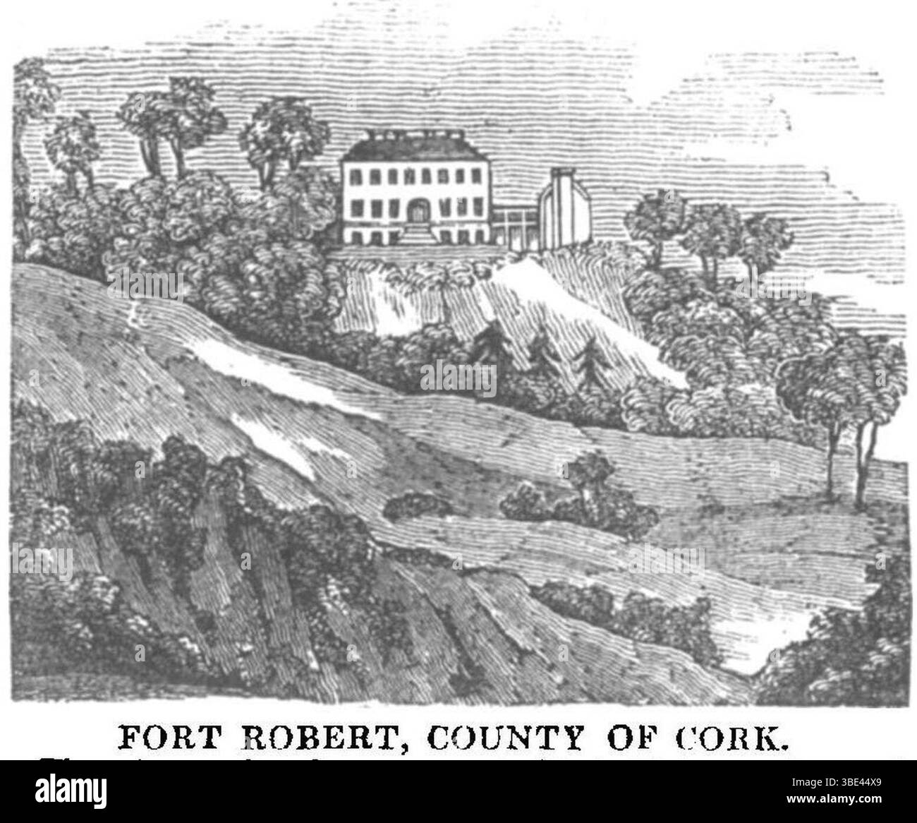 Fort Robert, Contea di Cork, 1835 Foto Stock