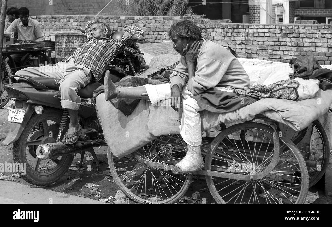 Non andare in giro ad Agra, in India Foto Stock