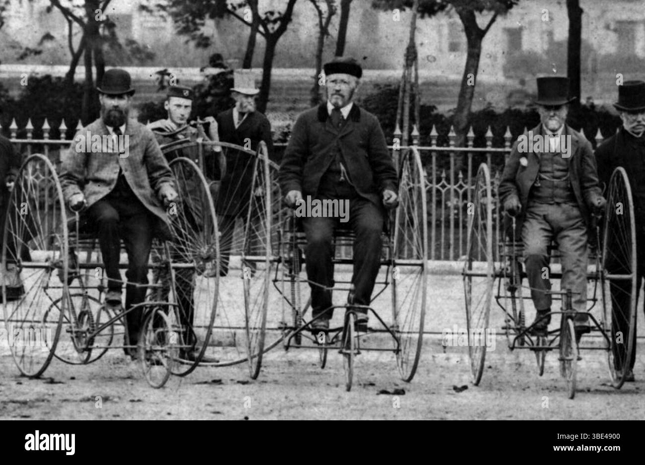 James-Starley-in-Royal-Pavilion-Brighton-1877. Foto Stock