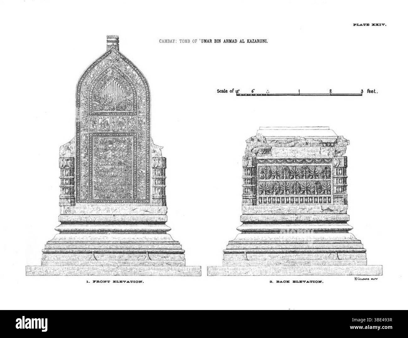 Jami Masjid Khambhat 8. Foto Stock