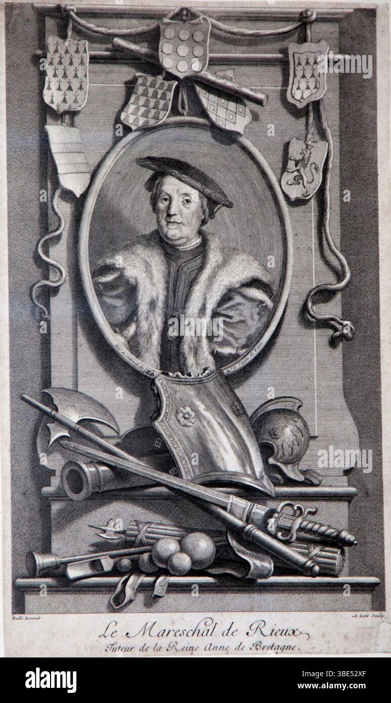 Jean IV de Rieux. Foto Stock