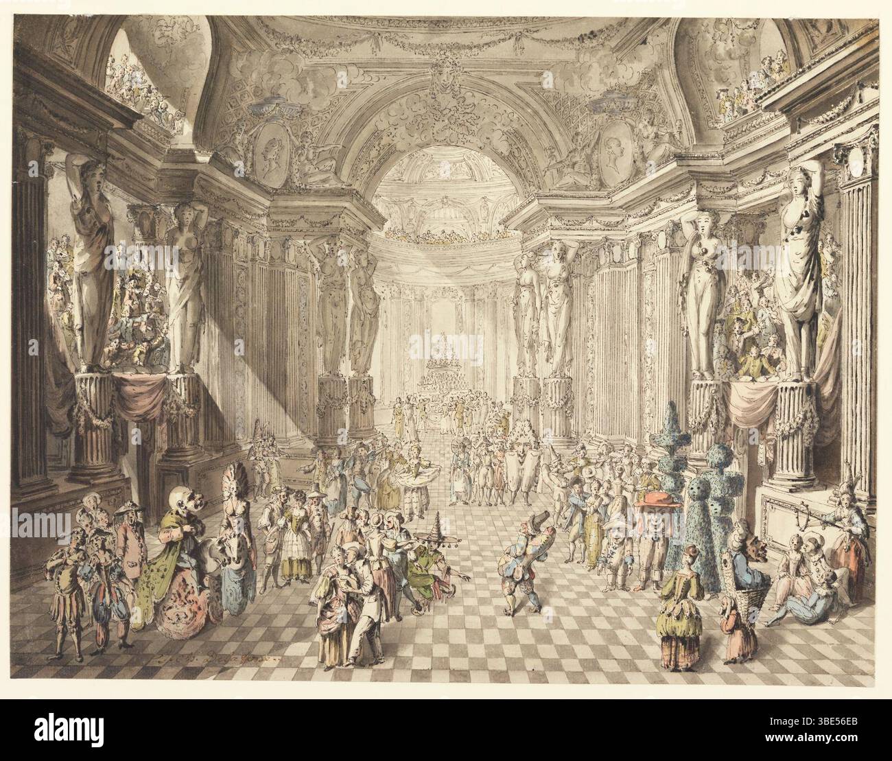 Jean-Charles Delafosse - una Masquerade Foto Stock