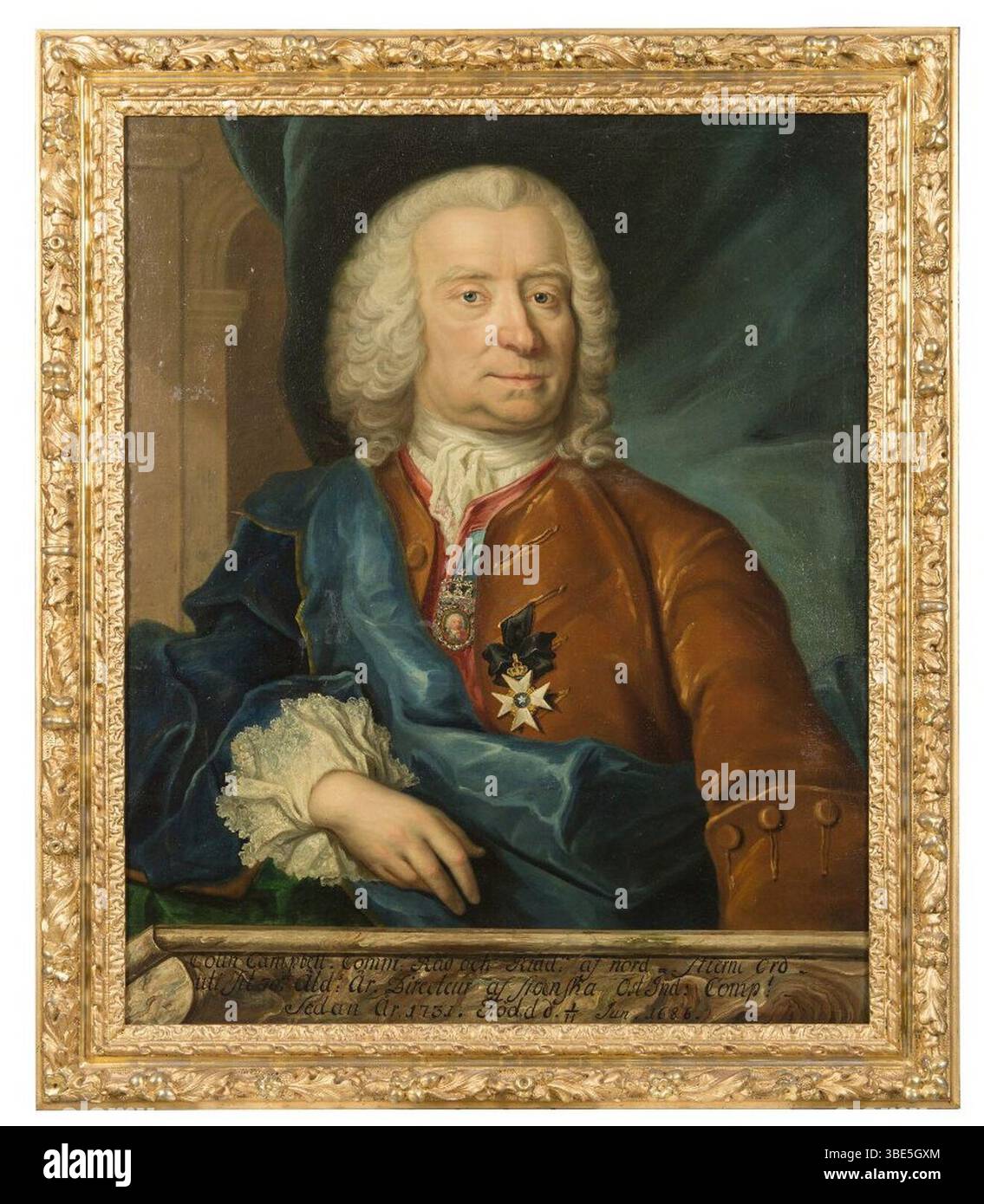 Johan Joachim Streng - Colin Campbell, Supercargo della compagnia svedese delle Indie Orientali Foto Stock