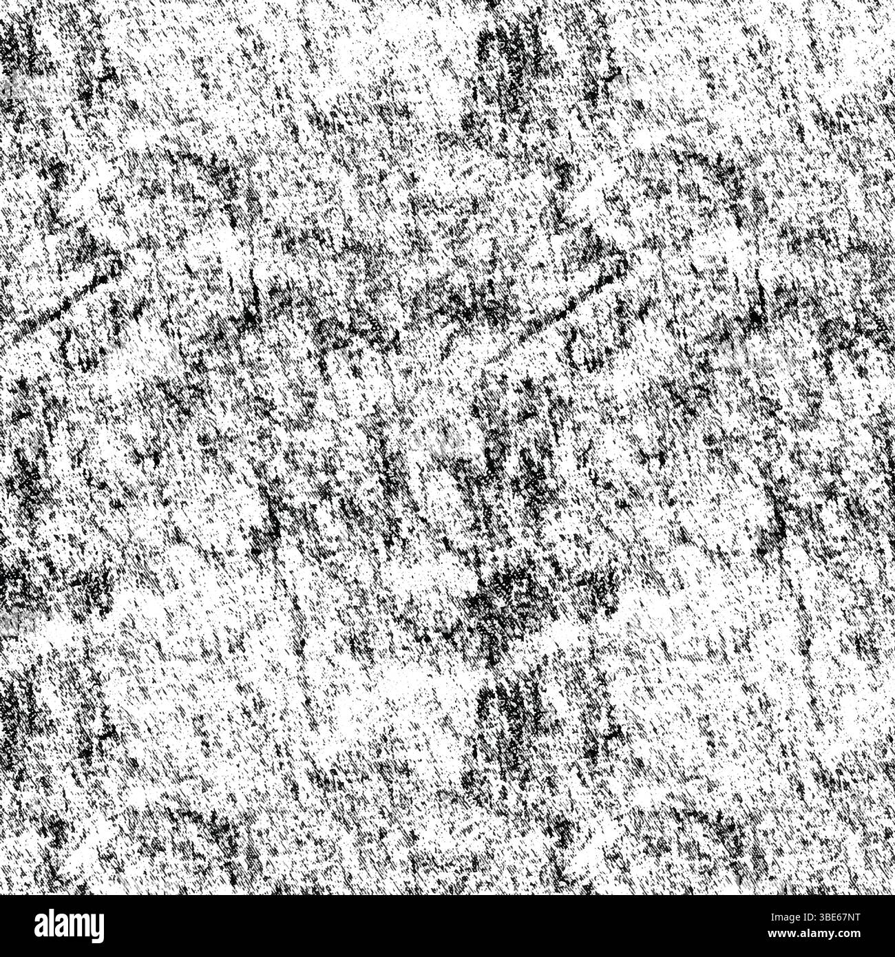 Trama grunge in bianco e nero astratto sfondo con motivo senza cuciture Illustrazione Vettoriale